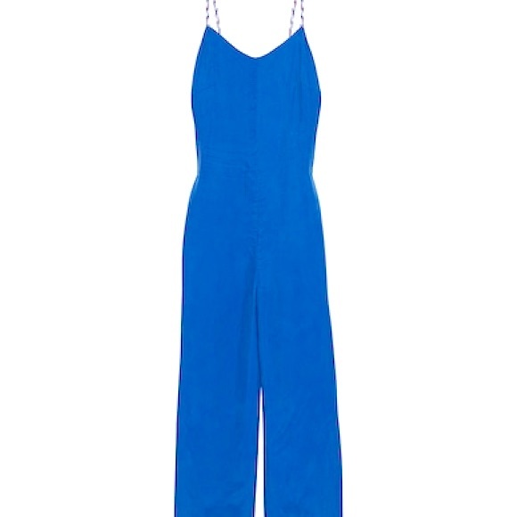PAPER LONDON - NWT- Blue nautical jumpsuit size S/M open back - Picture 5 of 10